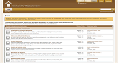 Desktop Screenshot of forum.kredyty-mieszkaniowe.info